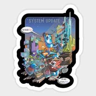 System Update Sticker